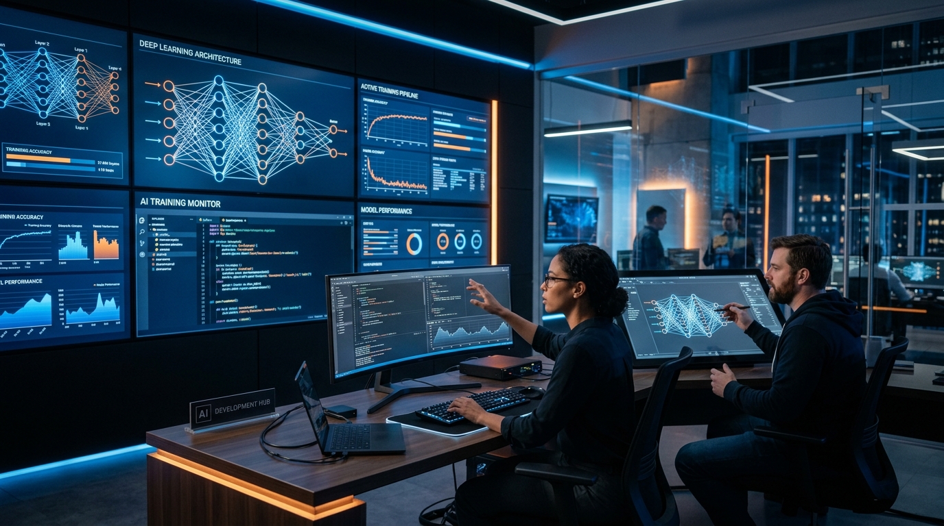 Engineers managing AI workflows and LLMs