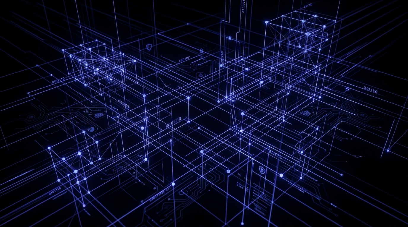 Privacy policy cyber security background illustration